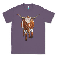 Lavender longhorn cow Classic Tee - RanaPortraitStore