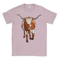 Lilac longhorn cow Classic Tee - RanaPortraitStore