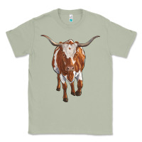 Matcha longhorn cow Classic Tee - RanaPortraitStore