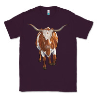 Plum longhorn cow Classic Tee - RanaPortraitStore
