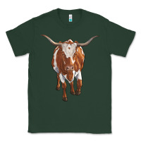 Sports Green longhorn cow Classic Tee - RanaPortraitStore
