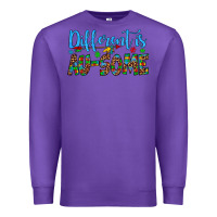 Purple different is au some Premium Sweatshirt - Artiststas