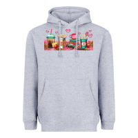Heather Grey teacher fuel coffee cups Heavyweight Hoodie - Jasminsmagicworld