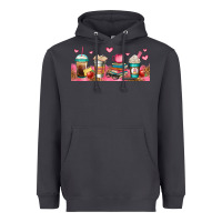 Teacher Fuel Coffee Cups Heavyweight Hoodie | Teevron
