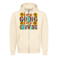 Sandshell keep going keep growing Zipper Hoodie - HRA Design Shop
