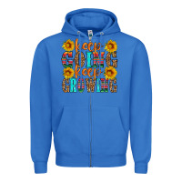 True Royal keep going keep growing Zipper Hoodie - HRA Design Shop