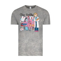 Cloud Rock stay healthy nurse Vintage Tee - MaliasSmallBusiness