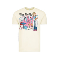 Vintage Arctic stay healthy nurse Vintage Tee - MaliasSmallBusiness