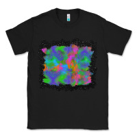Black halloween neon leopard background Classic Tee - BundleAndBundleShop