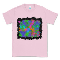 Bubblegum Pink halloween neon leopard background Classic Tee - BundleAndBundleShop
