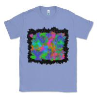 Colony Blue halloween neon leopard background Classic Tee - BundleAndBundleShop