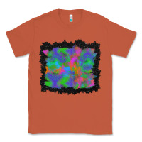 Copper halloween neon leopard background Classic Tee - BundleAndBundleShop