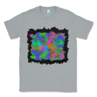 Heather Grey halloween neon leopard background Classic Tee - BundleAndBundleShop