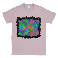 Lilac halloween neon leopard background Classic Tee - BundleAndBundleShop