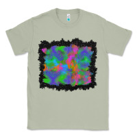 Matcha halloween neon leopard background Classic Tee - BundleAndBundleShop