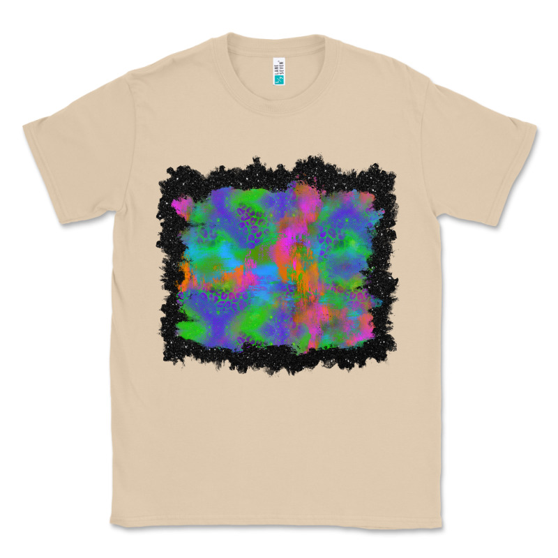 Halloween Neon Leopard Background Classic Tee by BundleAndBundleShop | Teevron