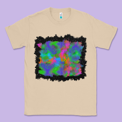 Halloween Neon Leopard Background Classic Tee Designed By Bundleandbundleshop