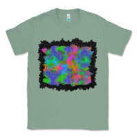 Sage halloween neon leopard background Classic Tee - BundleAndBundleShop