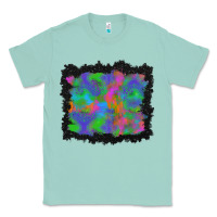 Seafoam halloween neon leopard background Classic Tee - BundleAndBundleShop