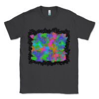 Smoke halloween neon leopard background Classic Tee - BundleAndBundleShop