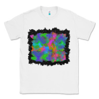 White halloween neon leopard background Classic Tee - BundleAndBundleShop