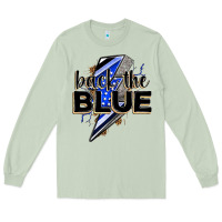 Matcha back the blue with lightning bolt Long Sleeve Tee - Zillion Design Studio