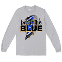 Moon Dust back the blue with lightning bolt Long Sleeve Tee - Zillion Design Studio