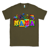 Army Green proud mama Classic Tee - Zillion Design Studio