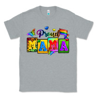 Heather Grey proud mama Classic Tee - Zillion Design Studio