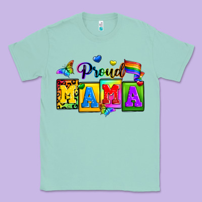 Proud Mama Classic Tee Designed By Zillion Design Studio