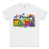 White proud mama Classic Tee - Zillion Design Studio