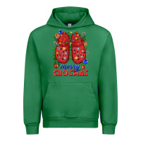 Emerald Merry crocmas Urban Hoodie - NancyCooperArtShop