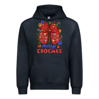 Navy Merry crocmas Urban Hoodie - NancyCooperArtShop