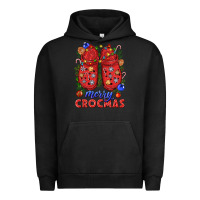 Pigment Black Merry crocmas Urban Hoodie - NancyCooperArtShop