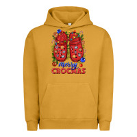 Pigment Peanut Butter Merry crocmas Urban Hoodie - NancyCooperArtShop