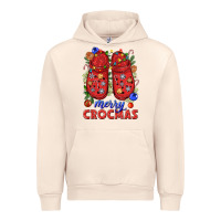 Sandshell Merry crocmas Urban Hoodie - NancyCooperArtShop
