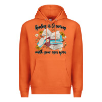 Carrot reading is dreaming with your eyes open Premium Hoodie - MaliasSmallBusiness