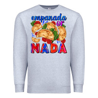 Heather Grey empanada or nada Premium Sweatshirt - AdoDesignShop