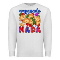 Oatmeal Heather empanada or nada Premium Sweatshirt - AdoDesignShop