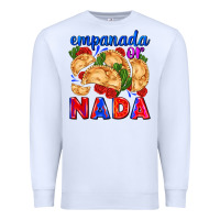White empanada or nada Premium Sweatshirt - AdoDesignShop