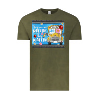 Vintage Olive they see me rollin they waitin Vintage Tee - MaliasSmallBusiness