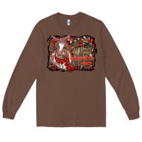 Chestnut all i want for christmas is a cow cowhide Long Sleeve Tee - RanaPortraitStore