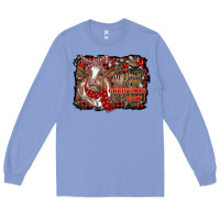 Colony Blue all i want for christmas is a cow cowhide Long Sleeve Tee - RanaPortraitStore
