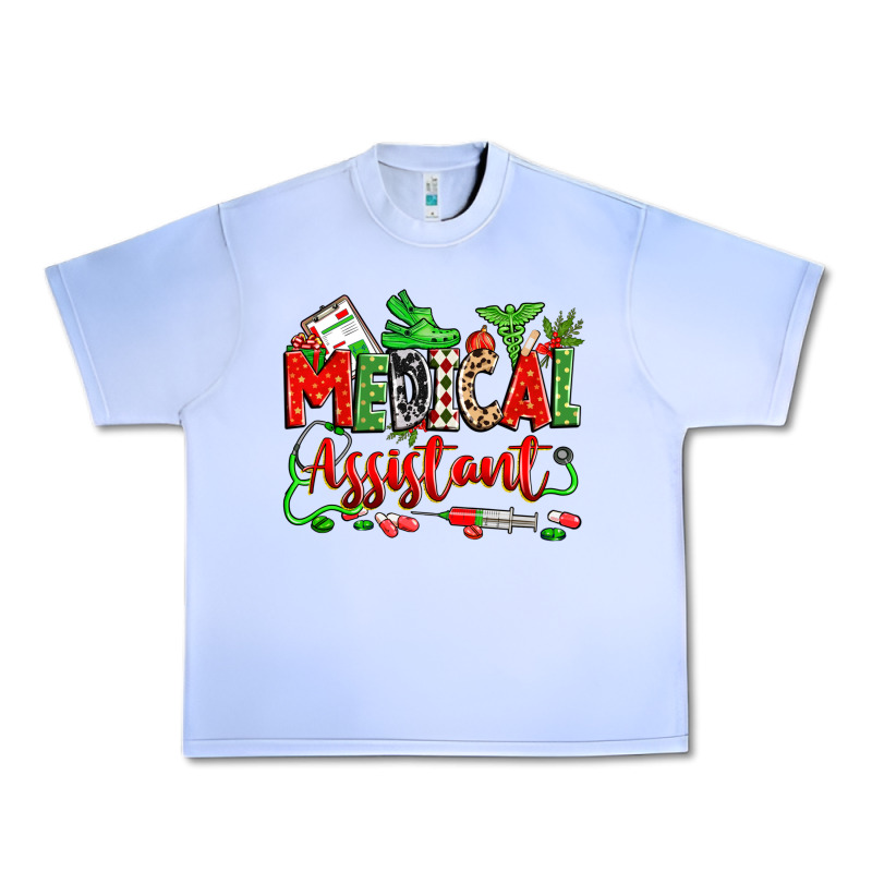 Christmas Medical Assistant Urban Heavy Tee by Zillion Design Studio | Teevron