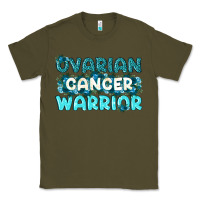 Army Green Ovarian Cancer Warrior Classic Tee - texasbilliewilder