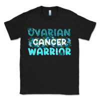 Black Ovarian Cancer Warrior Classic Tee - texasbilliewilder