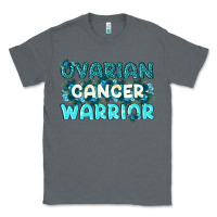 Charcoal Heather Ovarian Cancer Warrior Classic Tee - texasbilliewilder