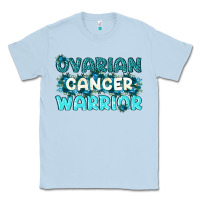 Dusty Blue Ovarian Cancer Warrior Classic Tee - texasbilliewilder