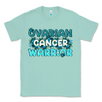 Seafoam Ovarian Cancer Warrior Classic Tee - texasbilliewilder