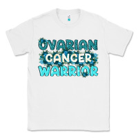 White Ovarian Cancer Warrior Classic Tee - texasbilliewilder